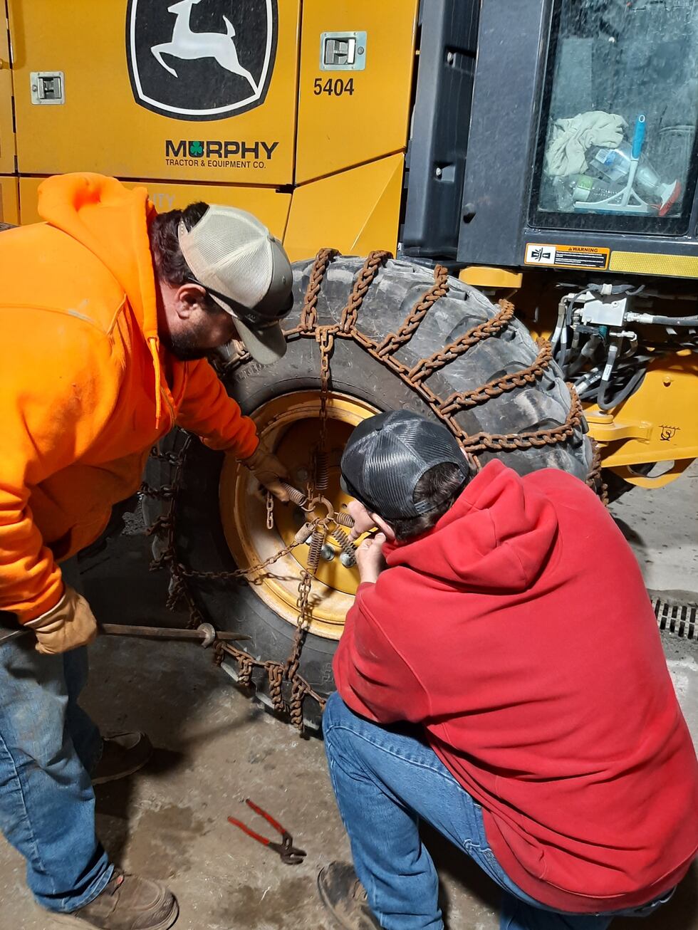 Crews prepare for incoming winter weather on Jan. 2, 2025.