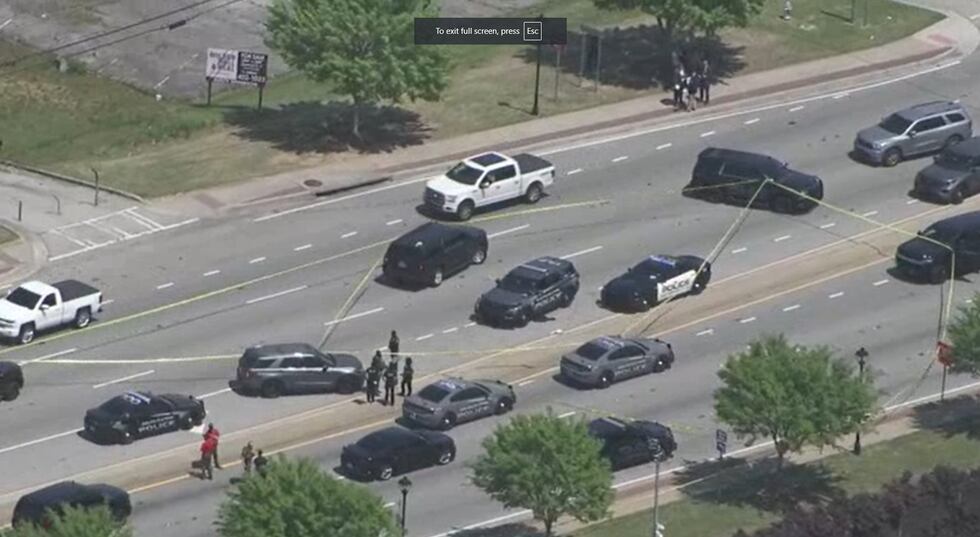 A South Fulton and Fulton County police officer were shot Friday and a suspect was killed.