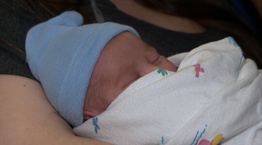 Alaecia Estrada and Bryan Diarte welcome baby Jesse on Jan. 1, 2025.