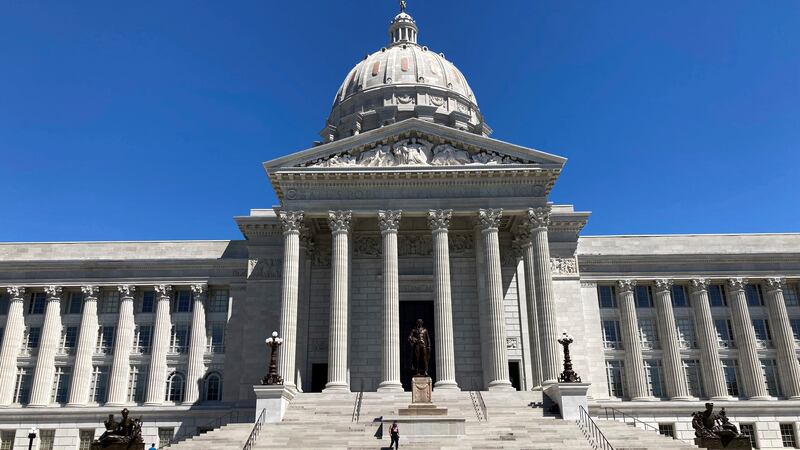 The Missouri Capitol, which is home to the state House and Senate, is shown on Aug. 31, 2023...