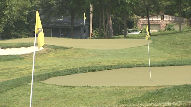 The nine-hole short course sits on property Chris Harris' father purchased decades ago. Harris...