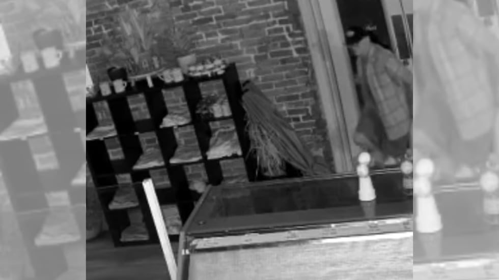 Surveillance footage released on Oct. 13, 2024, shows a man break into the Betty Rae's River...