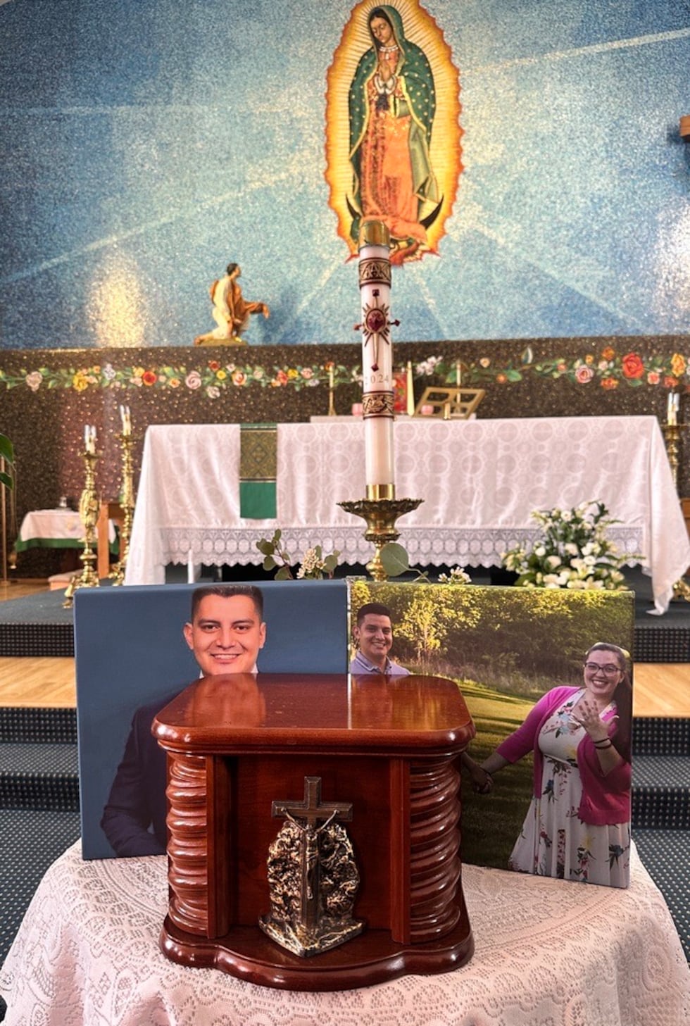 TOPEKA, Kan. -- The Manzano Aguilar family shared a picture taken at the funeral mass held for...
