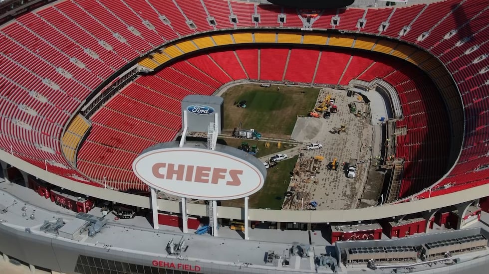 FILE - Arrowhead Stadium ahead of the FIFA World Cup 2026.