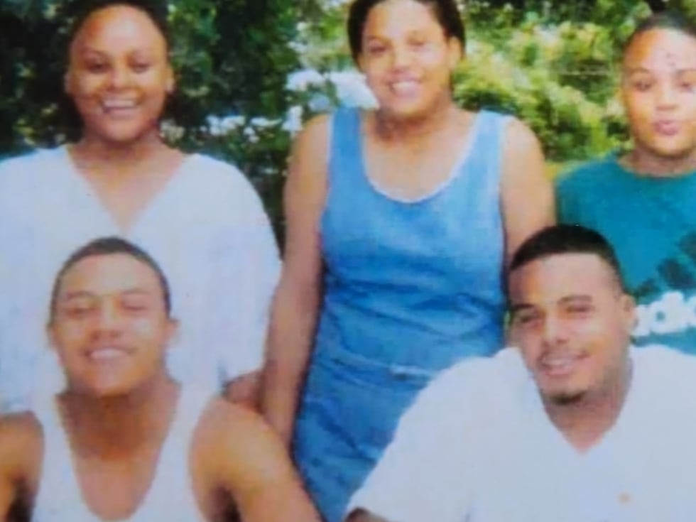 Alonzo Brooks (bottom left) was the youngest of five children.
