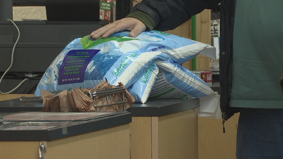 Jan. 4, 2025- Customers fill local hardware stores to grab last-minute items ahead of the...