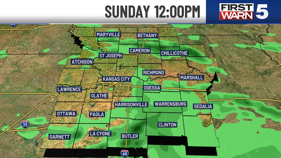 Sunday at noon