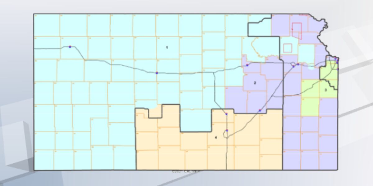 Kansas Court Map Kansas Supreme Court upholds re-drawn Congressional district map