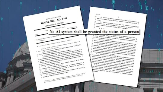 A bill gaining support at the Missouri Capitol would ban AI from having any of the privileges...