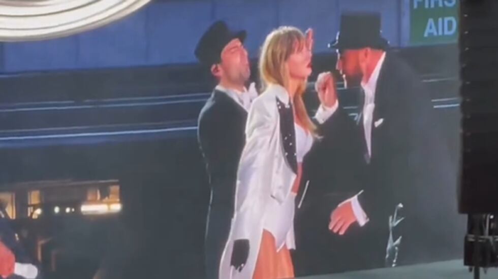 Travis Kelce made his Eras Tour debut over the weekend.