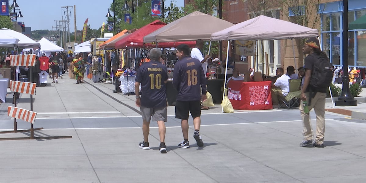 Visitors from Ecuador learn about Juneteenth at KC festival
