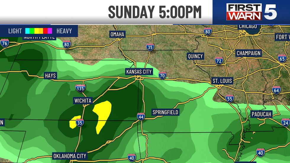 Sunday was our warmest day of the year so far, but temperatures come falling down for Monday...