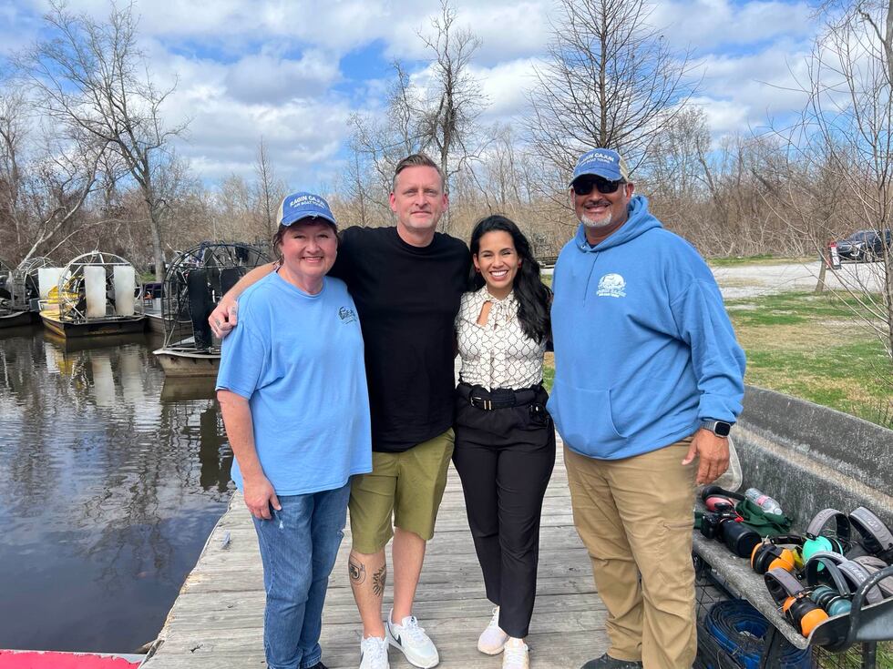 KCTV5 anchor Carolina Cruz and photojournalist Matt Kline went on a gator tour in the New...