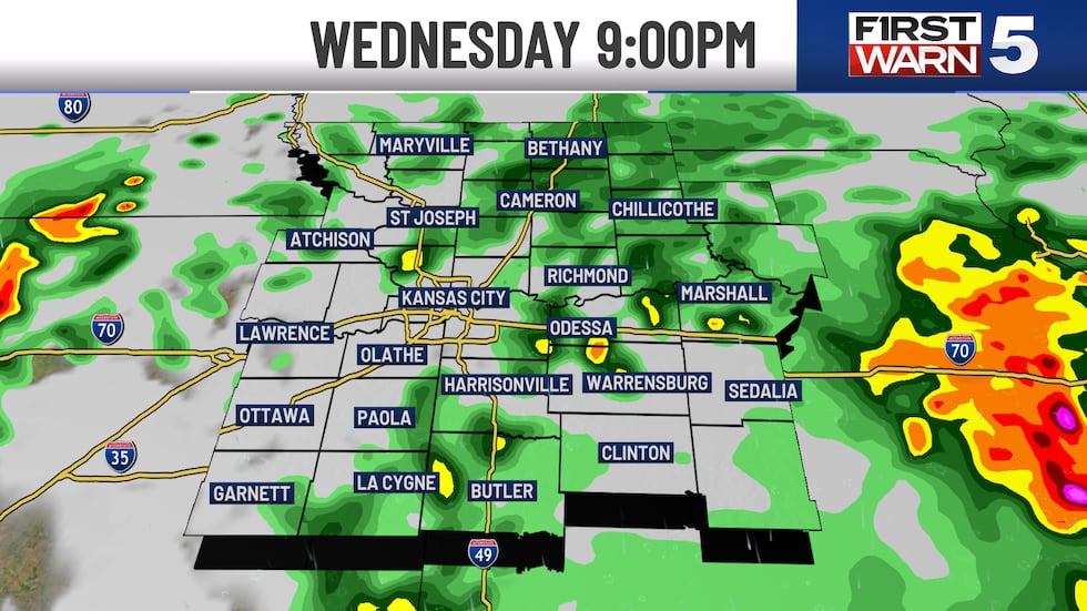 The chances of rain and thunderstorms continue today and Thursday, but relief is in sight for...