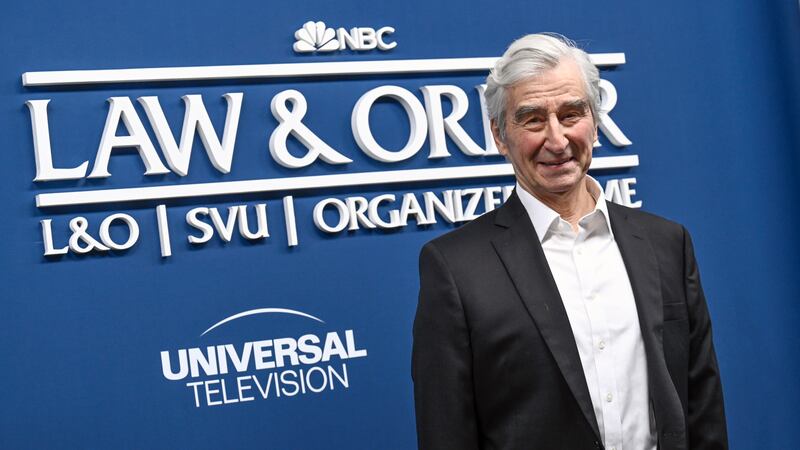 FILE - Actor Sam Waterston attends the NBCUniversal "Law & Order" press junket in New York on...