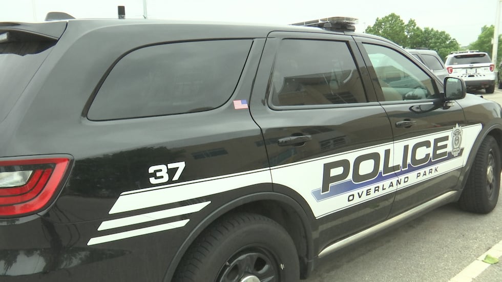 An Overland Park Police cruiser.