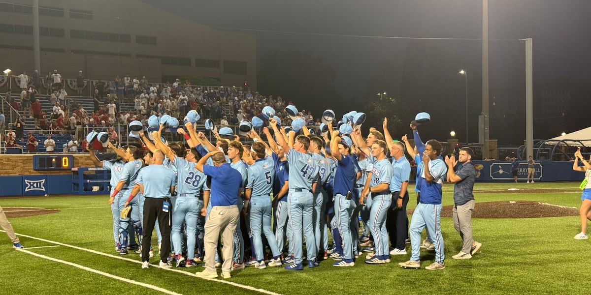 Kansas baseball advances to first Super Regional in program history