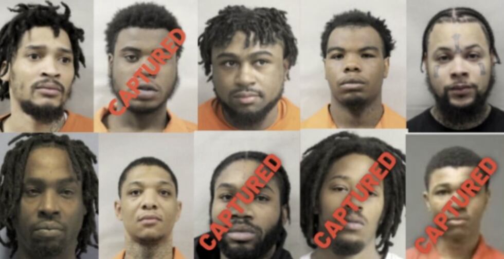 Gary C. Price, second on top row, was apprehended Monday (May 19). He s Robert Moody,...