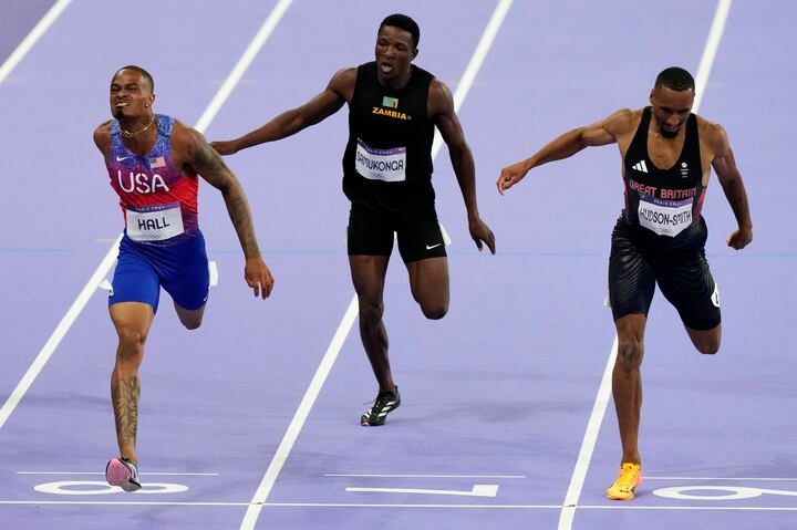400 Meter Racing Target Raytown South graduate Quincy Hall wins Olympic gold in menβs 400-meter ...