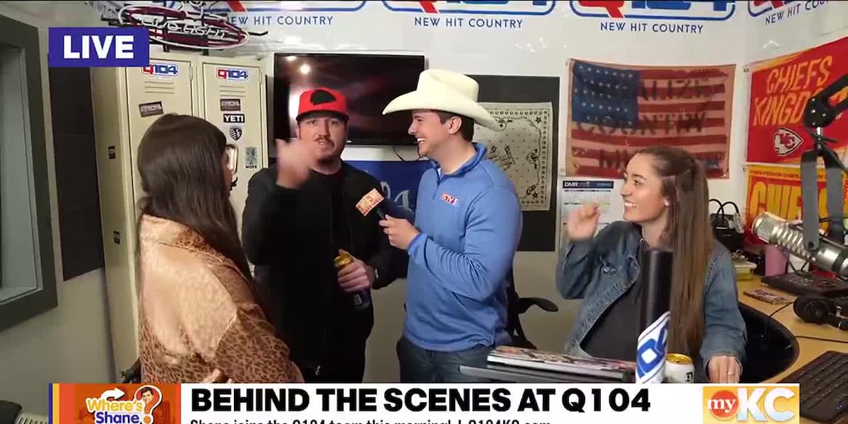 Where’s Shane? Special Appearance on Q104’s Morning Drive