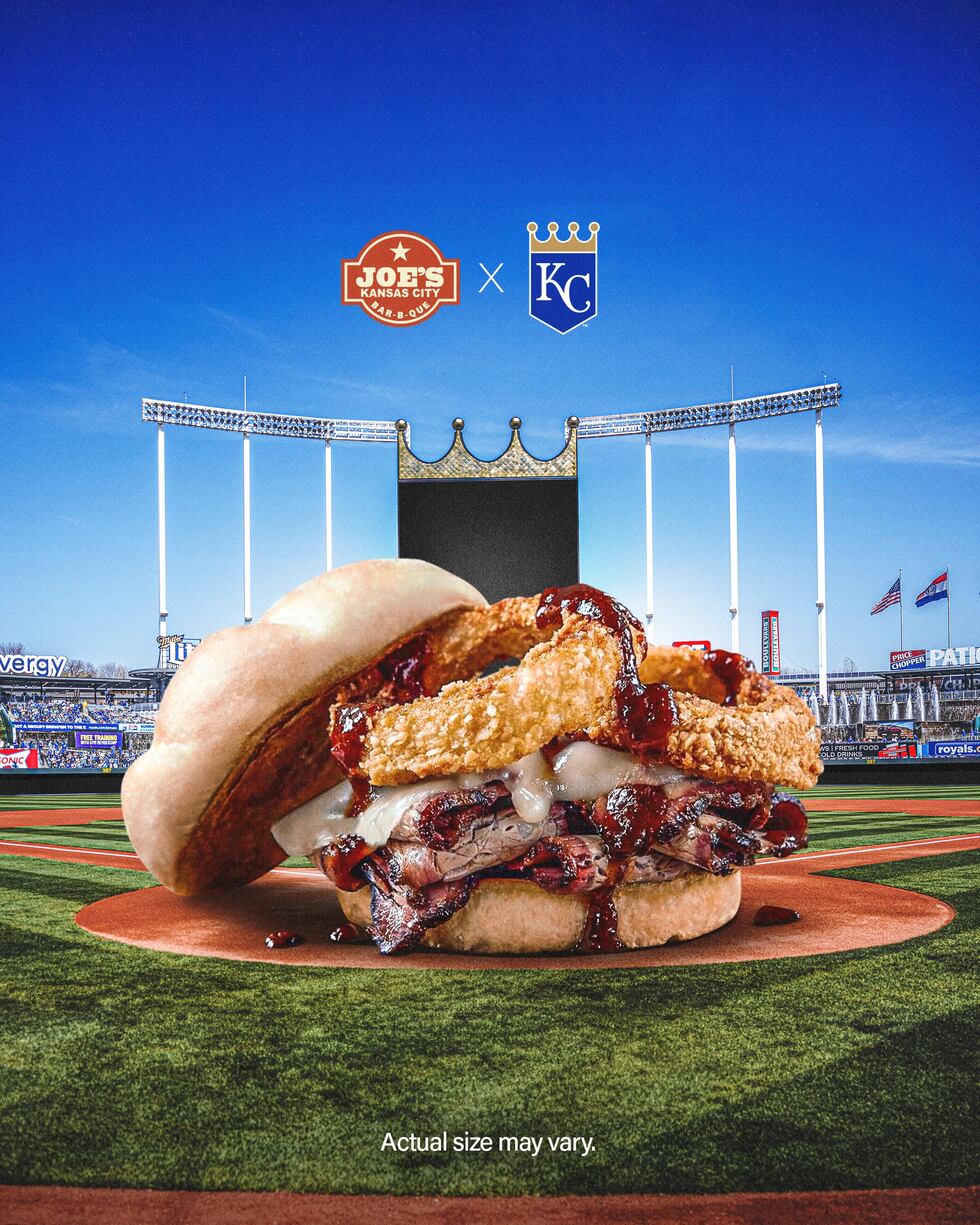 Aramark provided pictures of a new food item fans will find at Kauffman Stadium during Kansas...