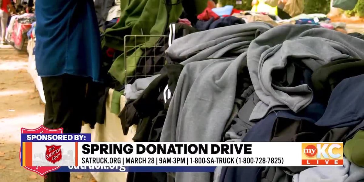 Spring Donation Salvation Army’s Spring Donation Drive