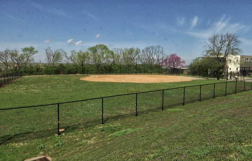 With the snip of a ribbon Wednesday morning, Primitivo Garcia Elementary School's new baseball...