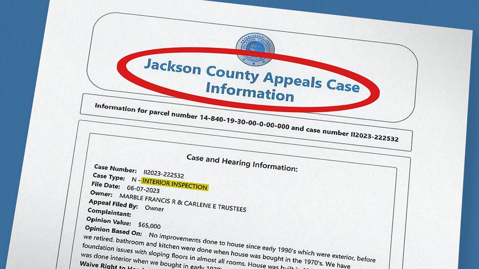 This year, the assessed value jumped from $58,000 to $115,870.