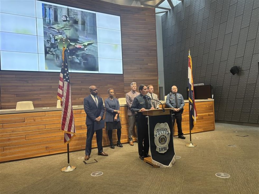 KD Chief Stacey Graves and city officials addressed an incident over the weekend that left a...