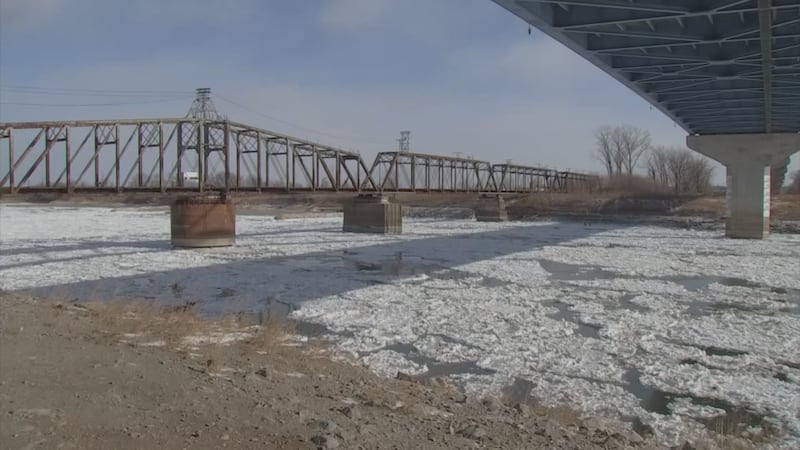 The current ice level in the Missouri River forced the City of Atchison to shut down its main...