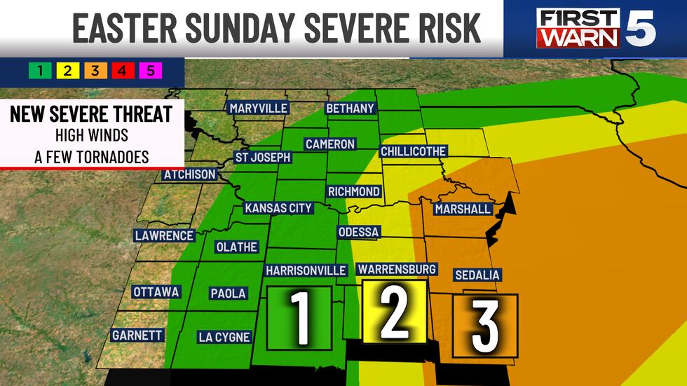 Easter Sunday Severe Risk