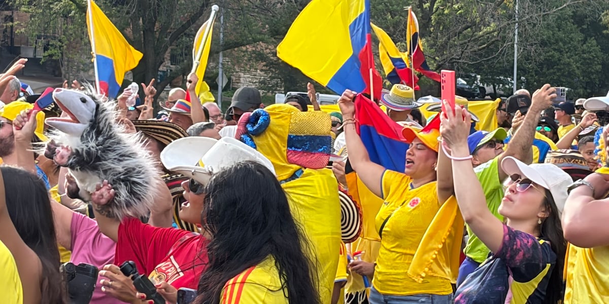 Colombian fans pack Mill Creek Park for World Cup banderazo before Friday’s Ghana match