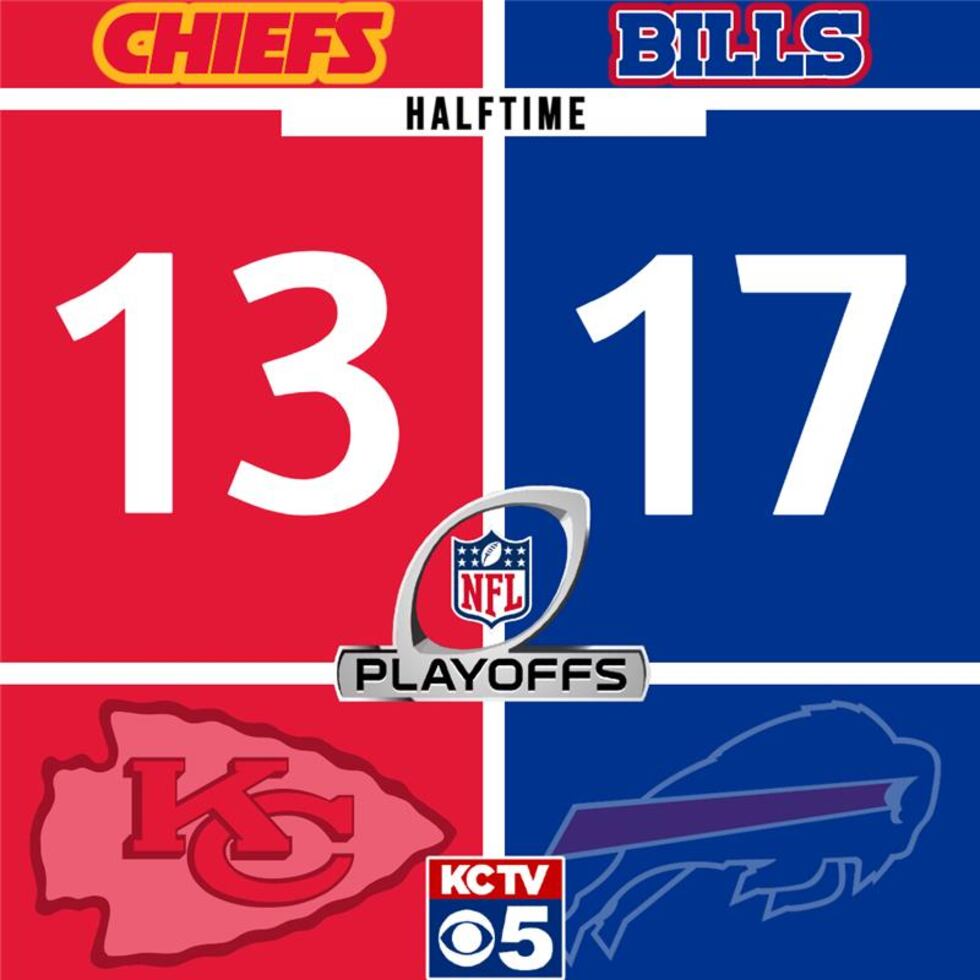 Bills lead the Chiefs at halftime