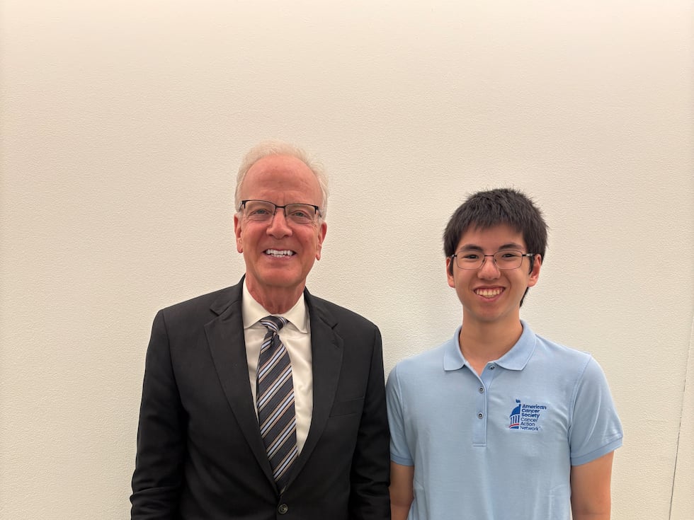 Matthew Chen and Senator Moran