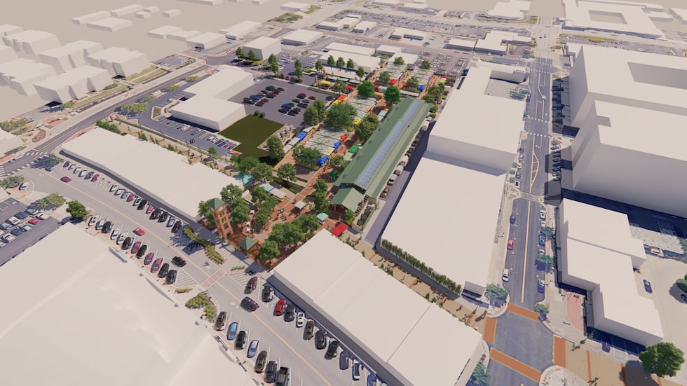 A construction project set to include a new farmers’ market pavilion and community gathering...