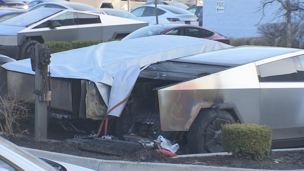 The Kansas City Fire Department responded to Kansas City’s Tesla dealership after two...