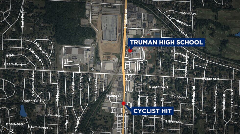 The crash happened near Noland Road and Noland Court.