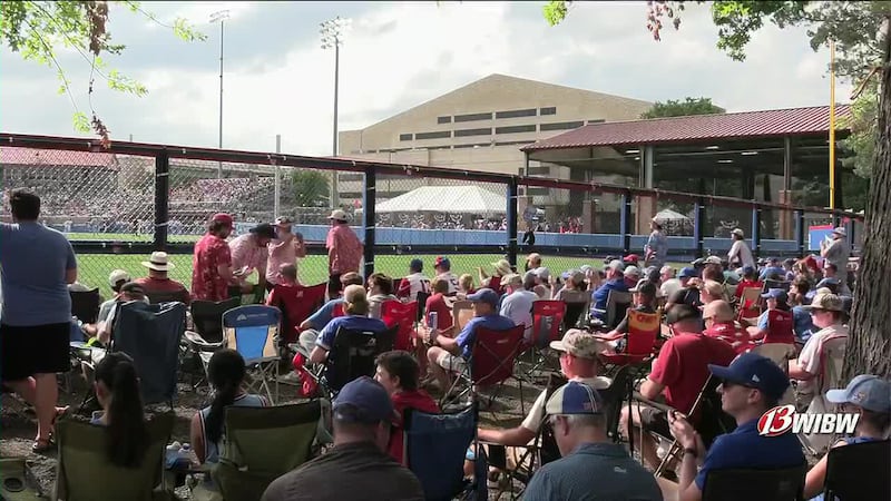 Fans inside Hoglund Park