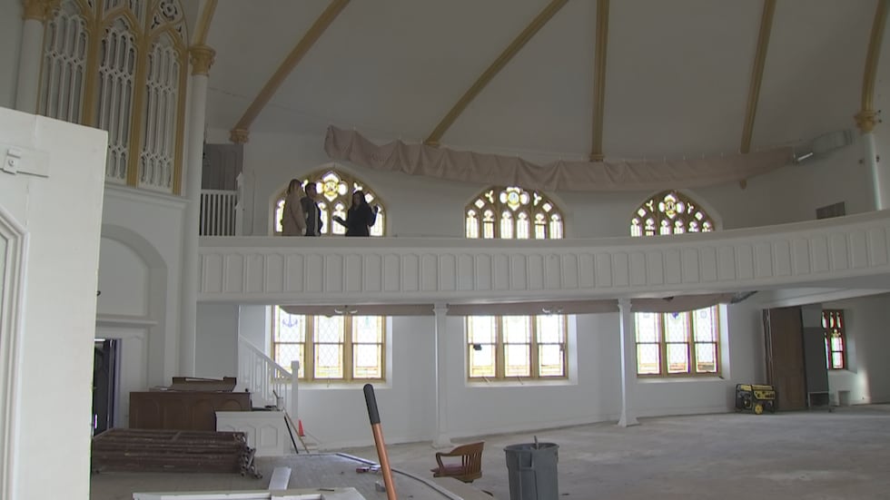 Formery the Broadway Baptist Church, the Youssef's are transforming the building into a...