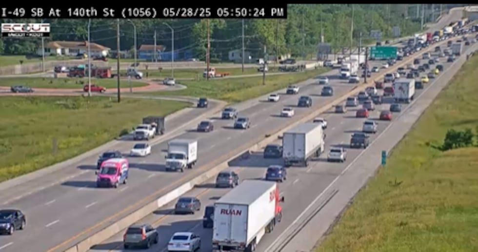 Emergency crews respond to a critical collision that sent two vehicles up in flames on May 28,...