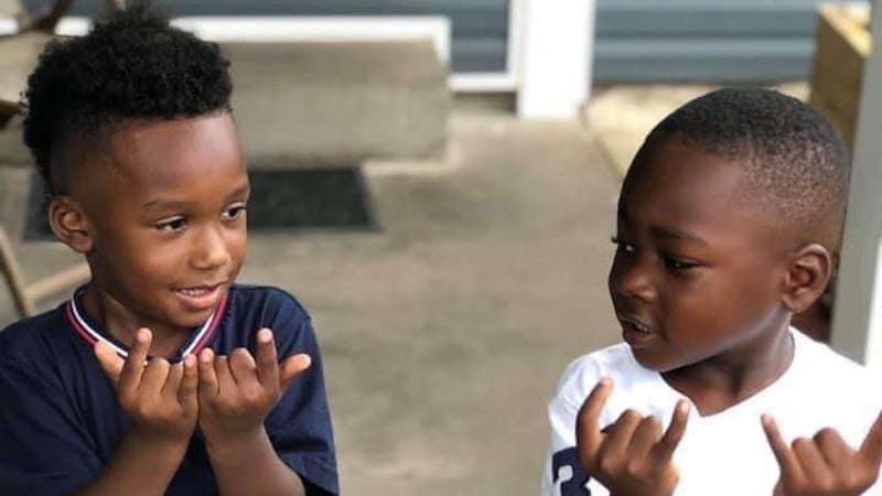 Family identified 6-year-old Sir'Antonio Alphonso Brown (left) as the victim of Wednesday...