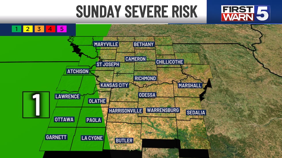 Sunday Severe Risk