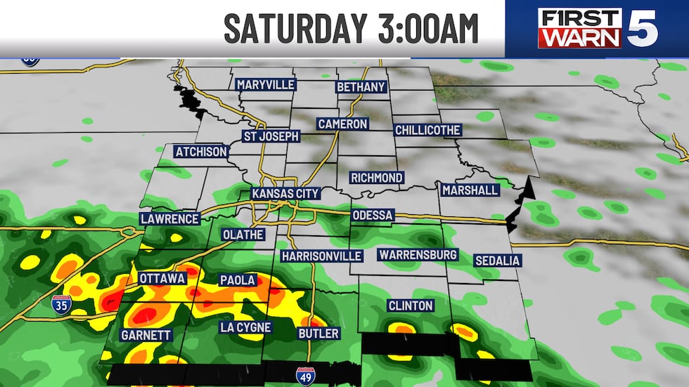 Radar will continue to fill in a bit overnight. Bringing more spotty rain with a few...