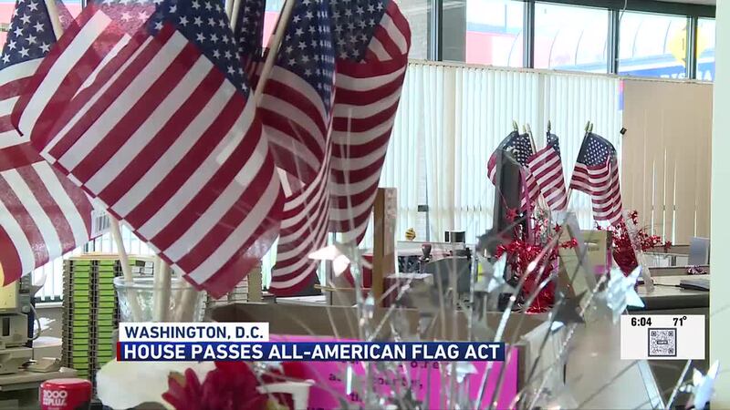 Congress es bipartisan All-American Flag Act