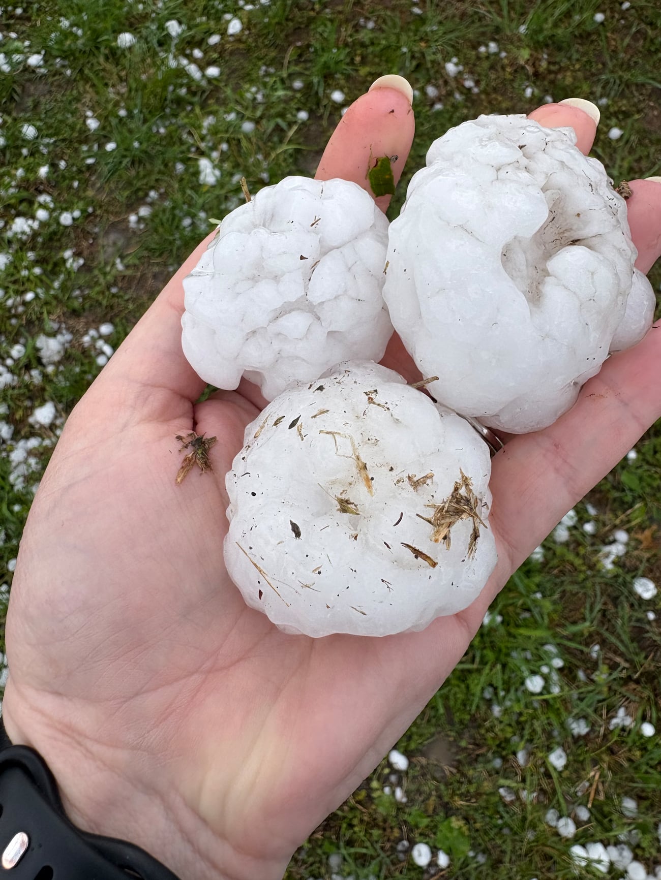 Hail Weather Severe storms bring hail, rain, strong winds to Kansas City region