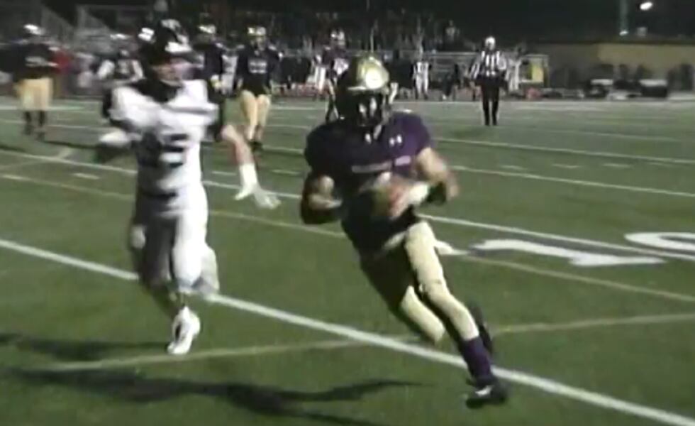 Wyatt Bramwell playing football