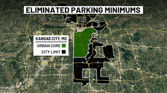 The Urban Core zone affected by the new ordinance covers the area from the Missouri River to...
