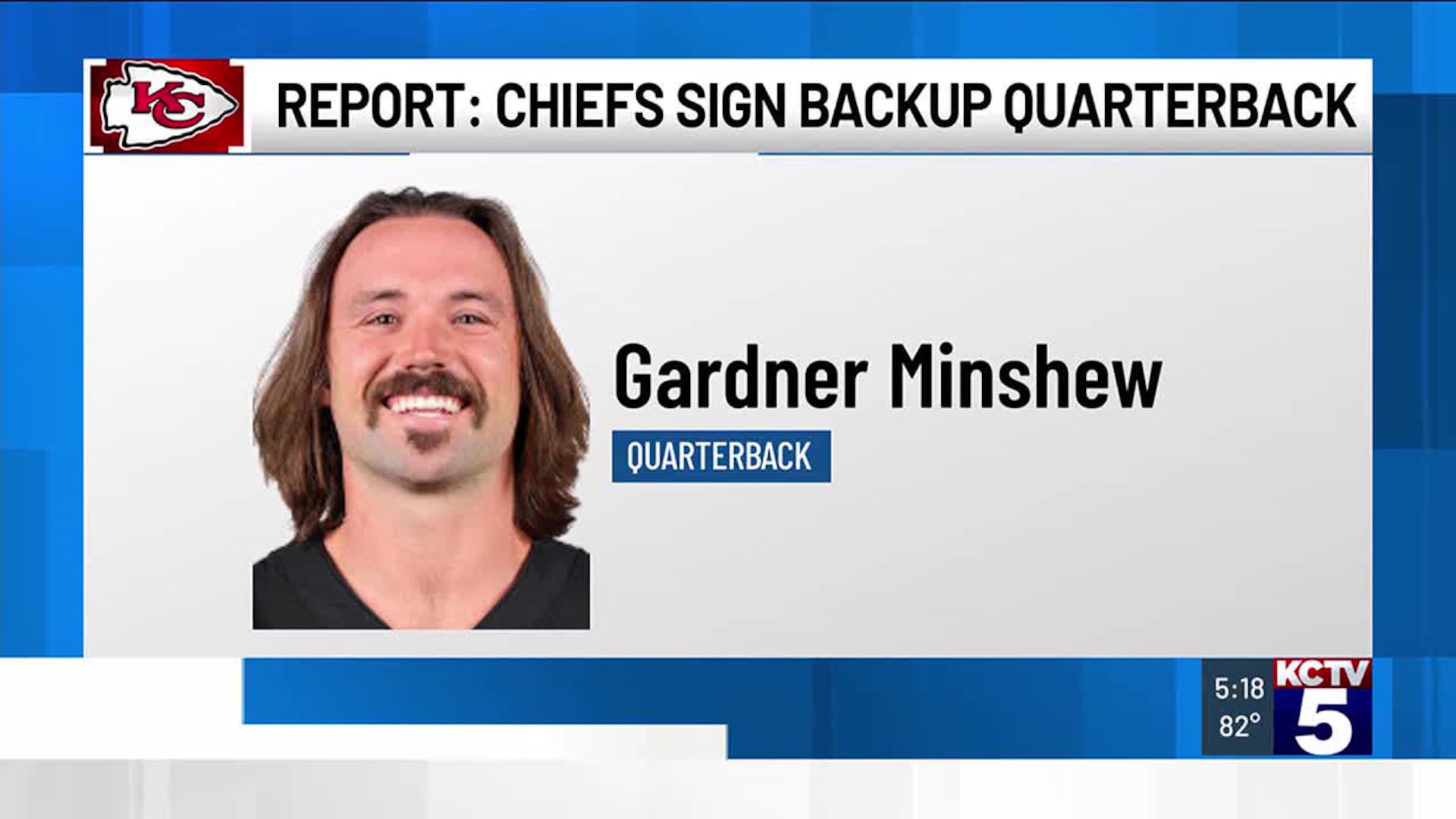 Report: Chiefs sign Gardner Minshew as backup quarterback