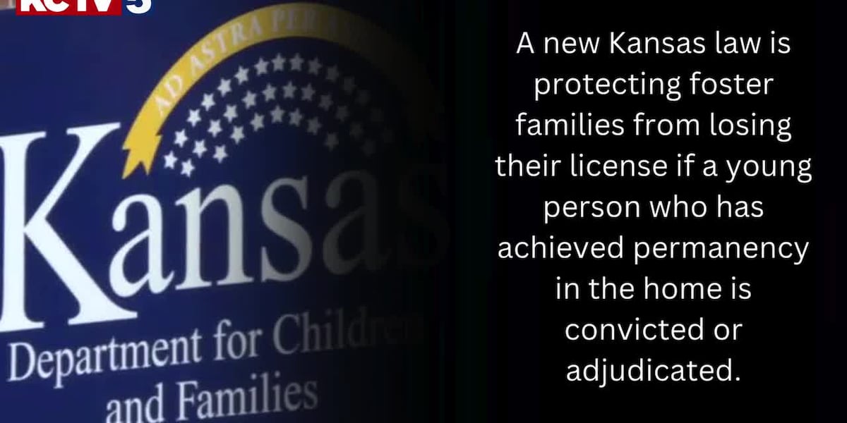 Undang-undang Kansas yang baru melindungi keluarga asuh dari kehilangan izin karena hukuman di masa lalu