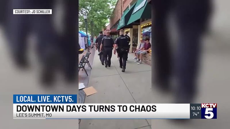 Fights, bear spray and a recovered firearm marked a chaotic night at Lee’s Summit’s Downtown...